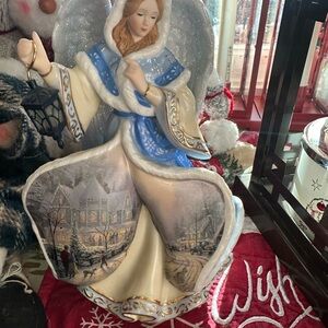 Thomas Kinkade Lighted Angel – Bradford Exchange Holiday